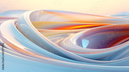 abstract background with waves