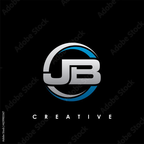JB Letter Initial Logo Design Template Vector Illustration