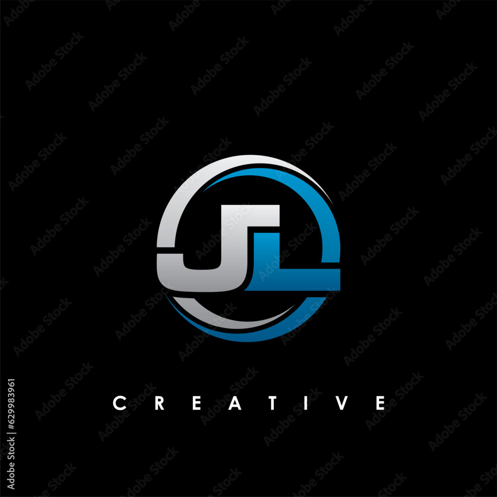 JL Letter Initial Logo Design Template Vector Illustration JL Letter Initial Logo Design Template Vector Illustration