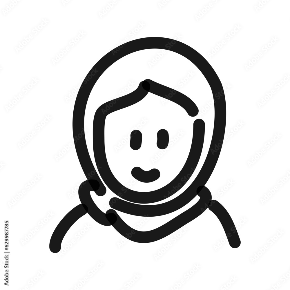woman with headscarf