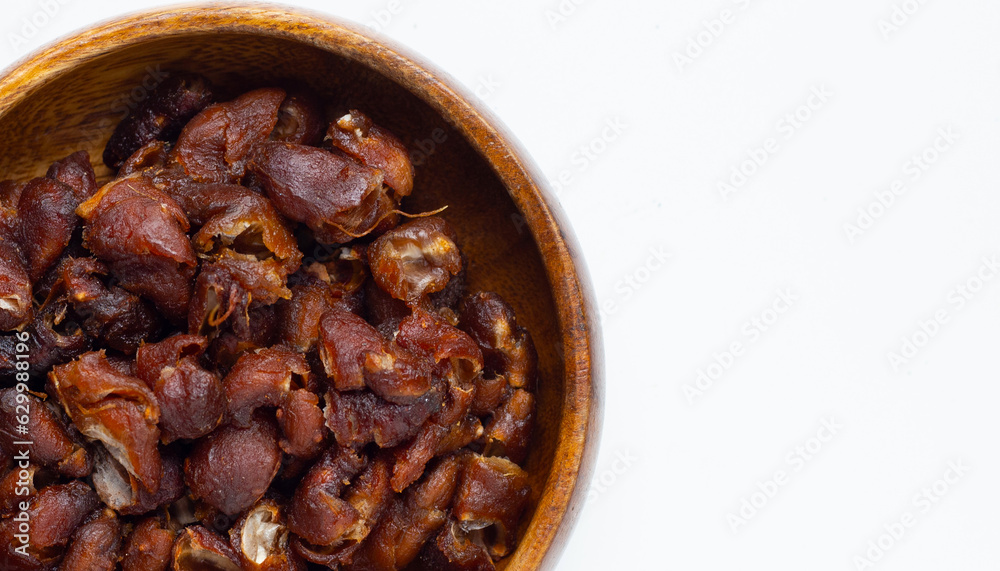 Sour tamarind on white background. Sour tamarind on white background.