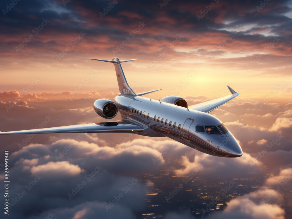 Fototapeta premium airplane in the sky