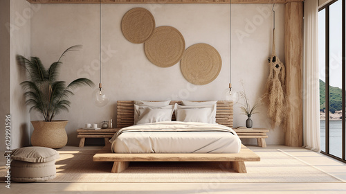interior de quarto estilo boho 