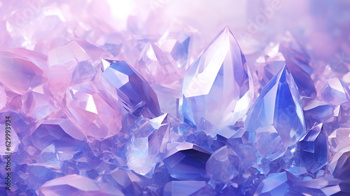 crystal background made with generative AI