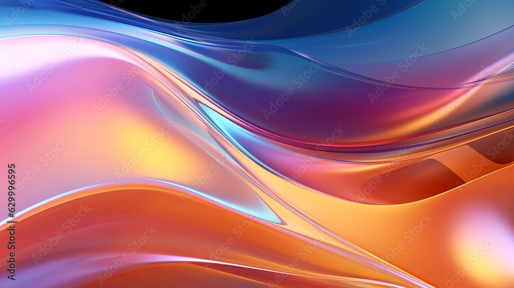 Fototapeta premium abstract background with waves