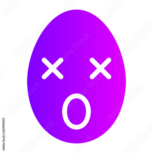 astonished gradient icon
