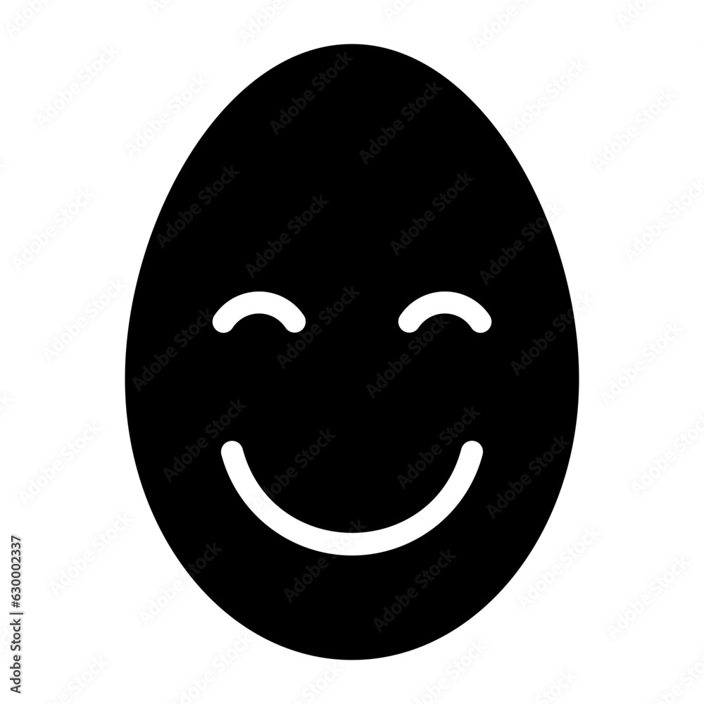 egg glyph icon