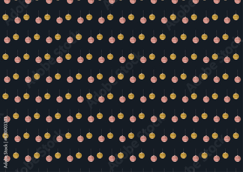 Pattern et motifs de boules de noël