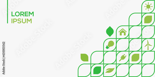 Infographic presentation of renewable energies. 
Sustainability Environment Green ranking.
Sustainability vector illustration.	
