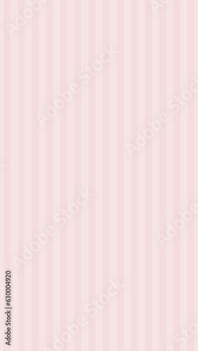 縦長サイズの薄いピンク色のストライプのパターン - 爽やかなパステルカラーの背景素材 -9:16 