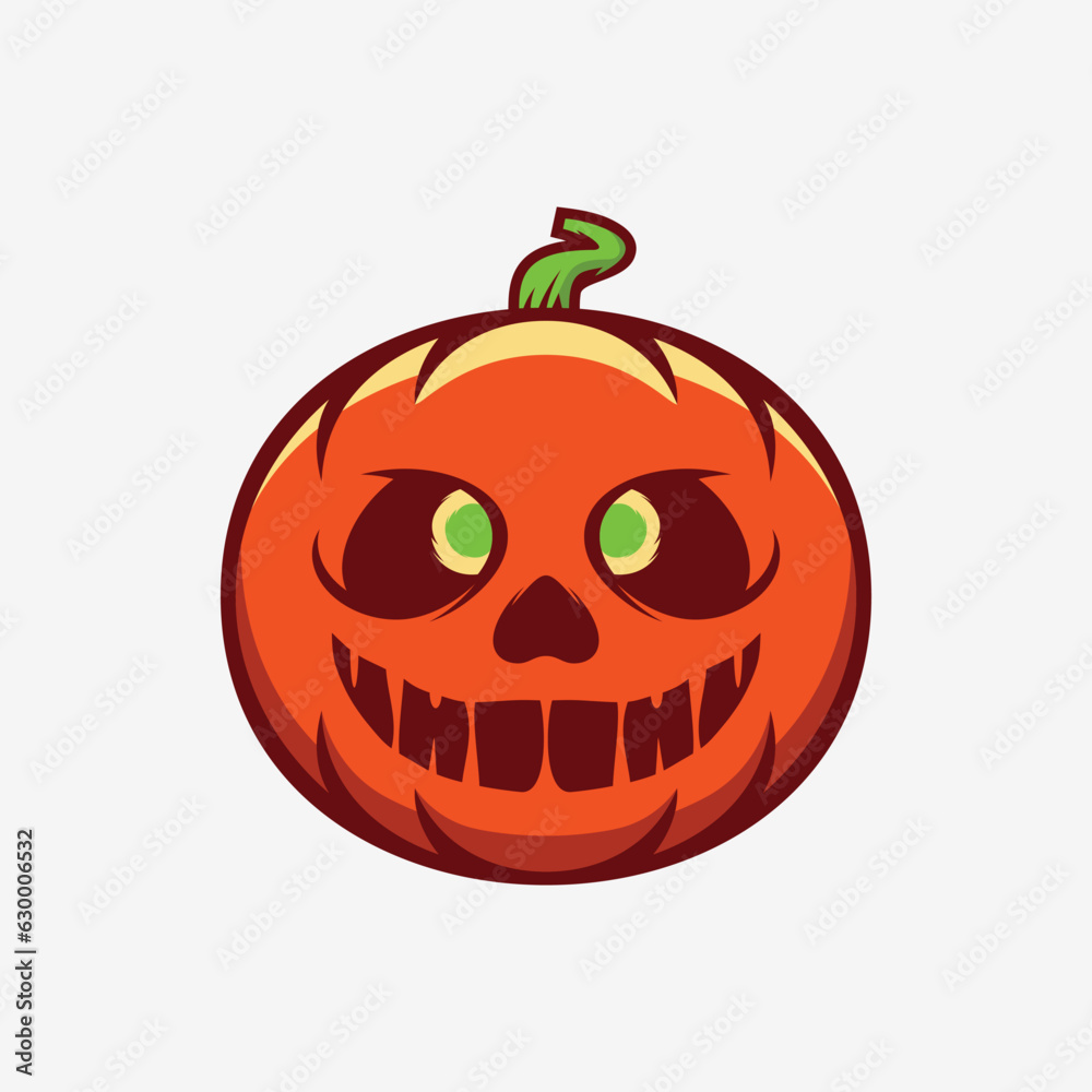Halloween Pumpkin Scary Faces (Editable file) - Vector Illustration Halloween Pumpkin Scary Faces (Editable file) - Vector Illustration