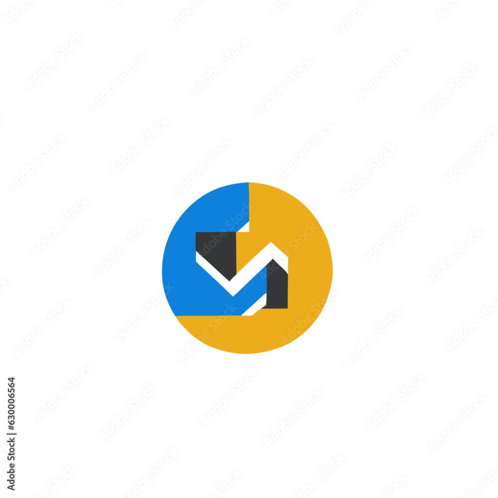 vector letter M in elegant round shape for branding business vector letter M in elegant round shape for branding business