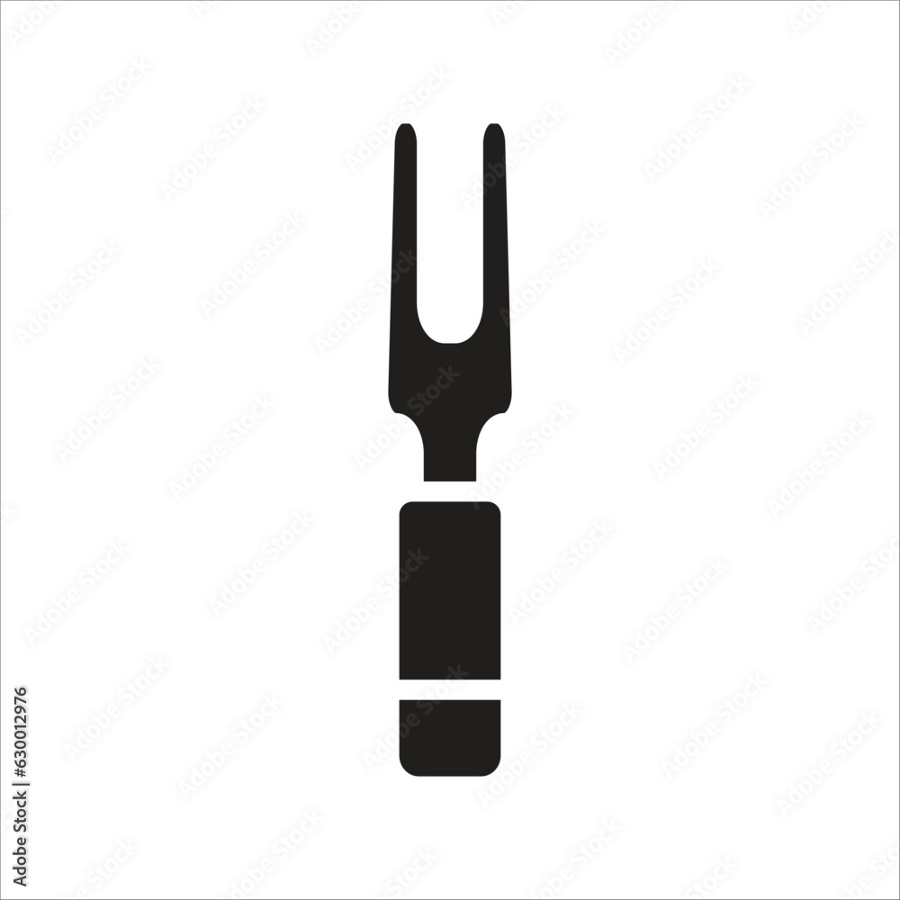 barbecue fork icon simple design art eps 10 barbecue fork icon simple design art eps 10