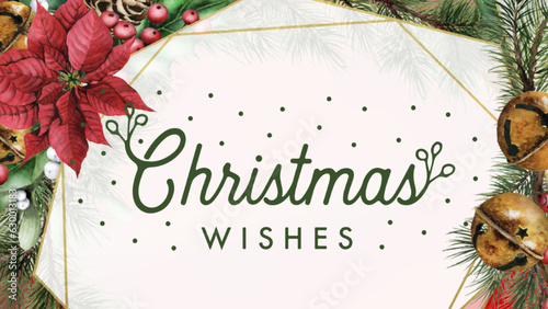  Christmas wishes - greeting card - ideal for website, invitation, presentation, email, card, postcard, book, poster, playbill, printable , banner

