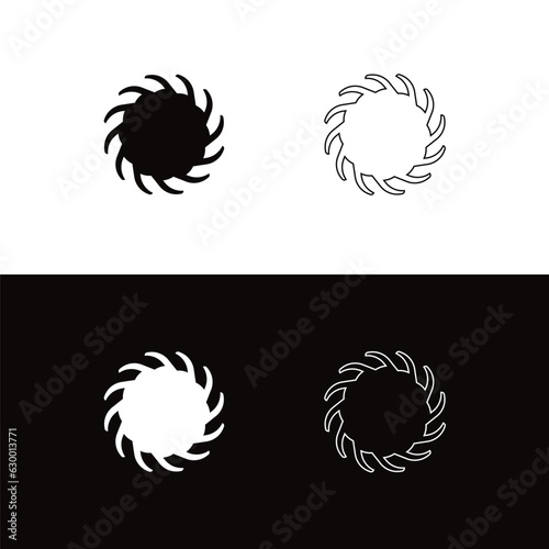 Circle vector logo template design . Circle icon illustration