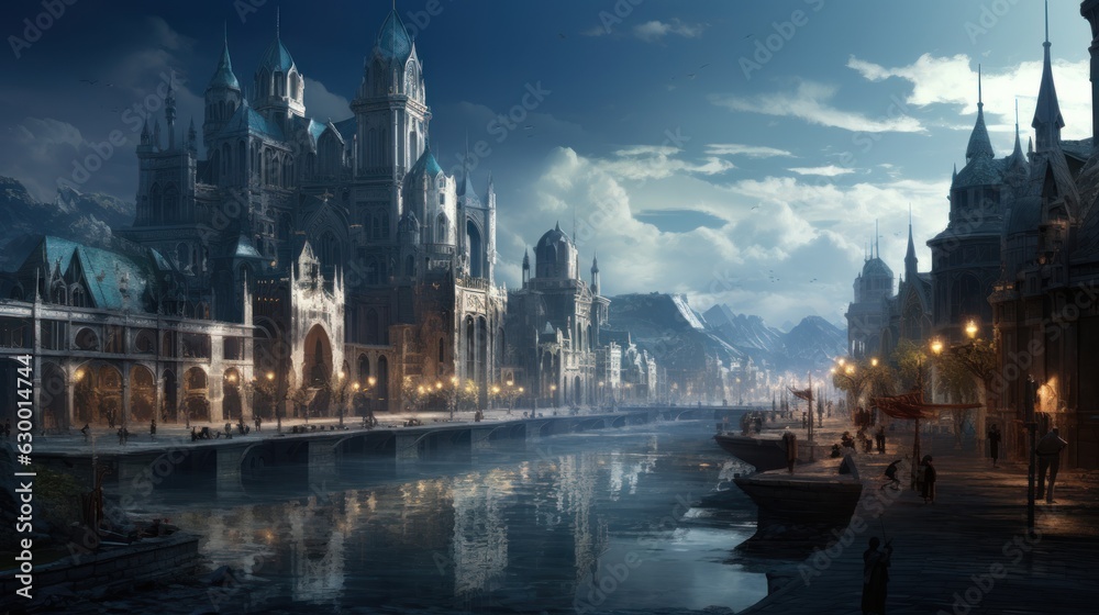 Obraz premium Fantasy RPG Game Artwork