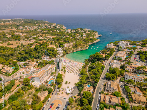 Cala Santanyí from Drone, Mallorca