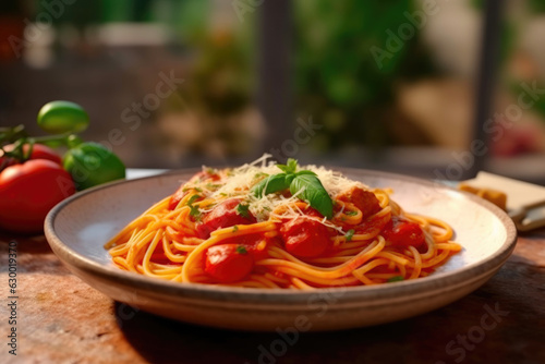 Savory Spaghetti with Tomato Sauce