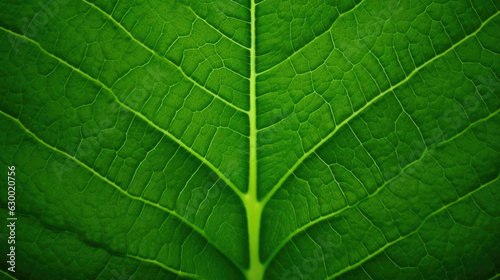 Vibrant Green Leaf Texture