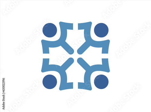 Medical Health Prople logo design concept