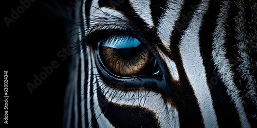  Striped Serenity  A Close-Up Zebra Portrait    Background Design   AI Generated Artwork