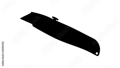 Retractable Utility Knife silhouette
