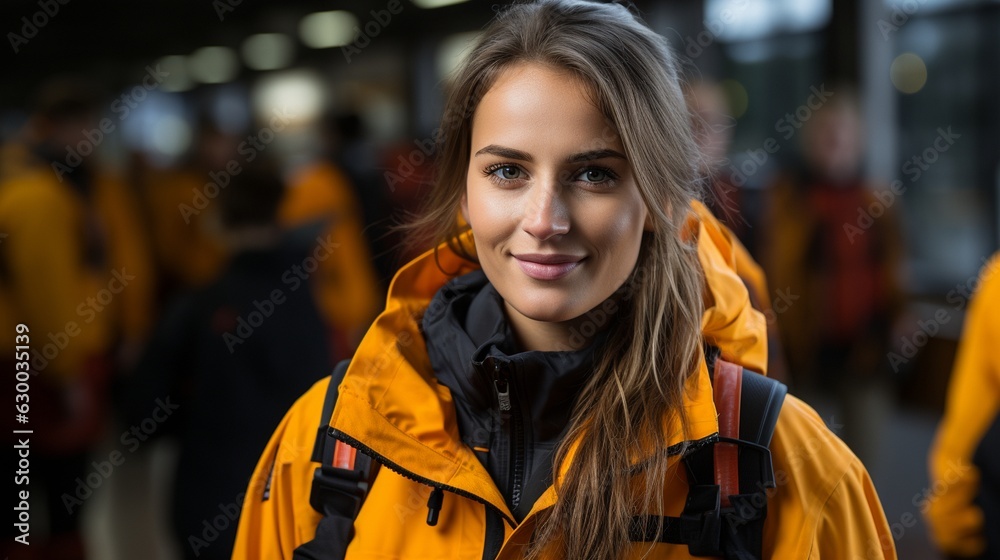 Fototapeta premium worker in emergency medical services