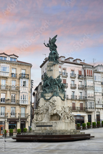 Monument to the Battle of Vitoria, Plaza de la Virgen Blanca, Vi photo
