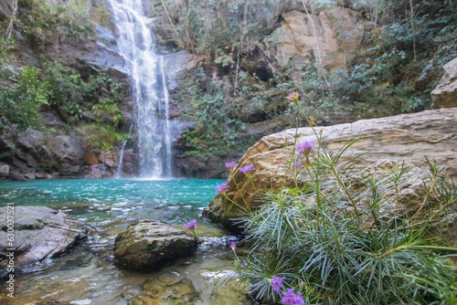 Beautiful and Colorfull Santa Barbara Brazilian Waterfall photo