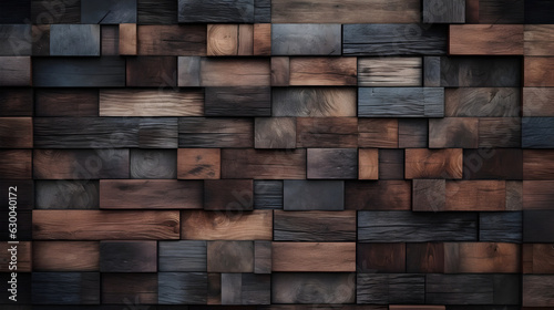 Rustic Charm: Old Wooden Planks as a Vintage Background, generative ai
