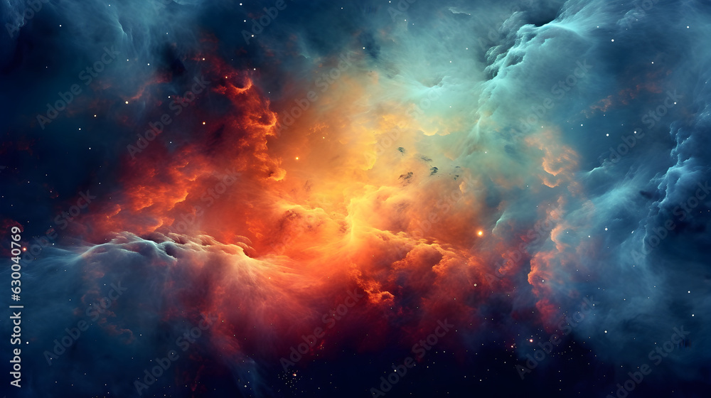 Majestic Space Mist: A Breathtaking Cosmic Enchantment, generative ai
