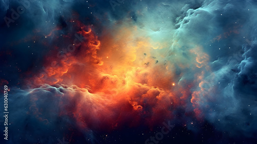 Majestic Space Mist  A Breathtaking Cosmic Enchantment  generative ai