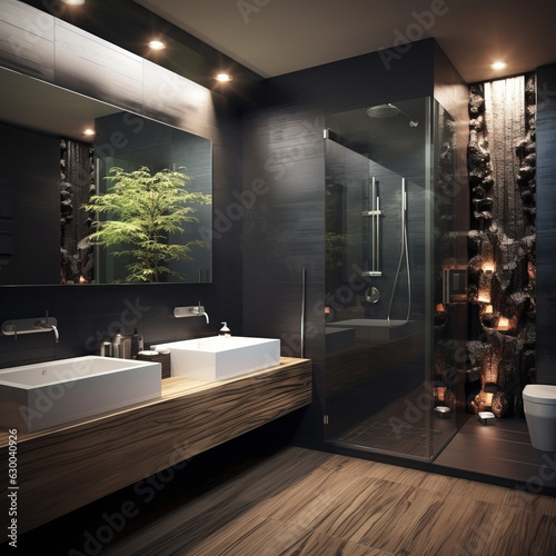 modern bathroom interior