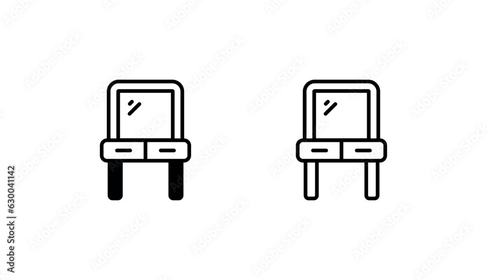 Dressing Room icon design with white background stock illustration Dressing Room icon design with white background stock illustration