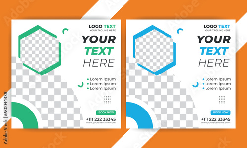 Real estate social media post design Instagram post template.