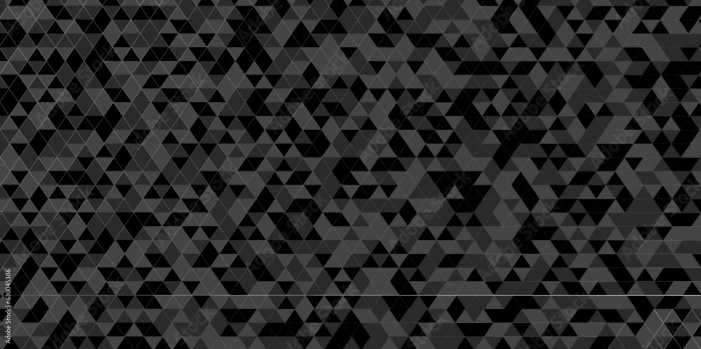 Abstract geometric technological and pattern background. Abstract triangle pattern. Black triangles shape. Geometric gray background. Abstract geometric technological and pattern background. Abstract triangle pattern. Black triangles shape. Geometric gray background.