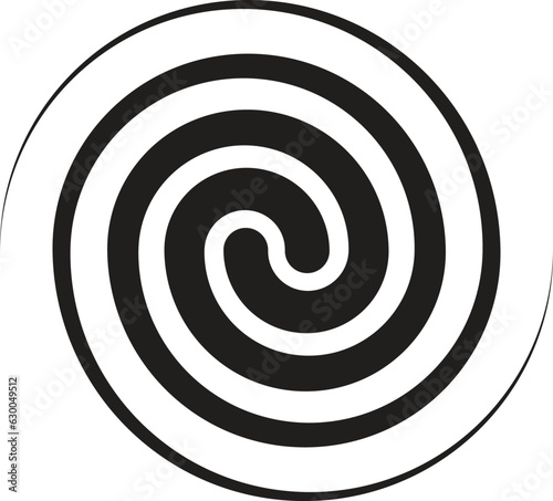 Spiral and swirls logo design elements, icons, symbols, and signs. 