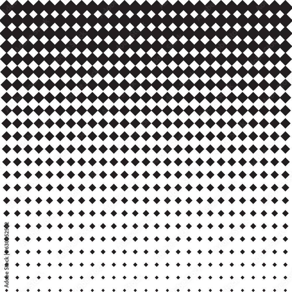 abstract geometric black halftone pattern perfect for background, wallpaper