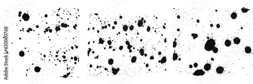 Ink splat on withe background