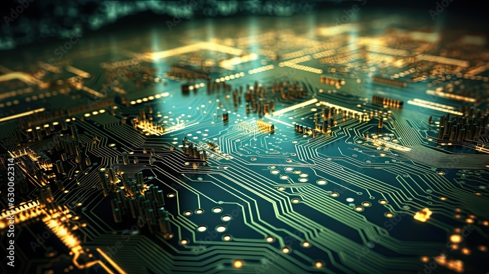 Laptop wallpaper, Circuit board landscape, abstract technology and circuits wallpaper