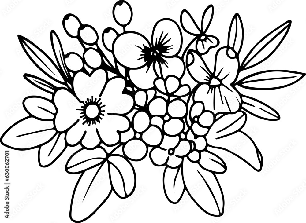illustration of a flower illustration of a flower