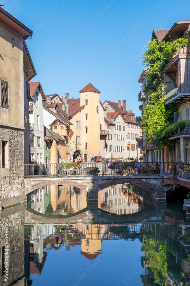 Annecy -  The old town in the morning light.