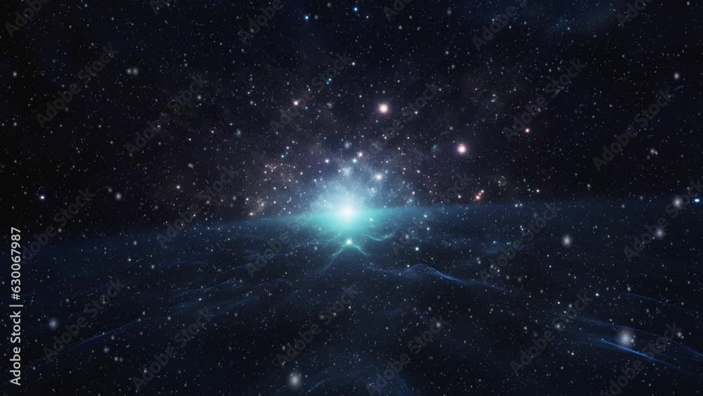 Space background with stars and galaxy. Flight to the center of the nebula. Space background with stars and galaxy. Flight to the center of the nebula.