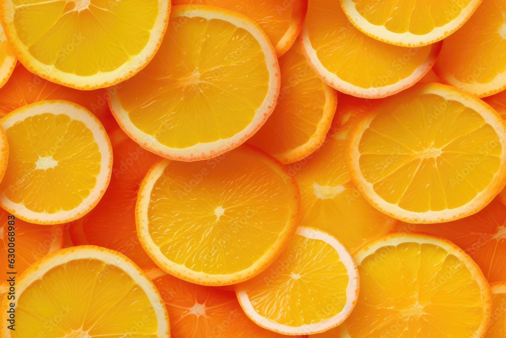 Seamless pattern with juicy orange slices, organic fresh fruit background endless texture. Seamless pattern with juicy orange slices, organic fresh fruit background endless texture.