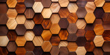 Geometric wooden hexagon pattern  wooden texture Background Wooden Texture Background: Embrace the Beauty of Geometric Hexagons  
