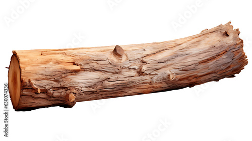 Old wood log transparent background. Wooden log png