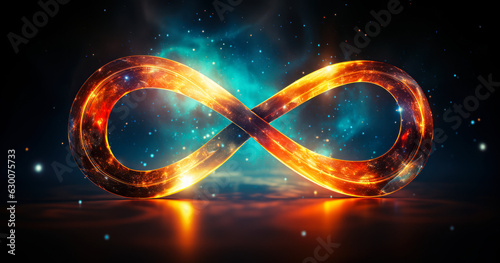 The Never-Ending: Abstract Infinity Illustration