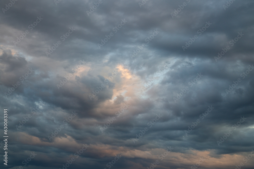 Storm clouds.Background of the summer sky with thunderclouds.