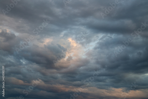 Storm clouds.Background of the summer sky with thunderclouds.