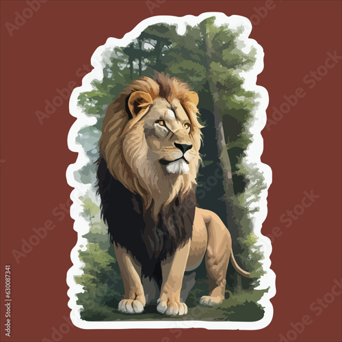 lion sticker
